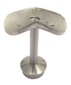 Eck-Handlaufst�tze starr, 48,3/2,0 mm, Endkappe gew�lbt, V2A